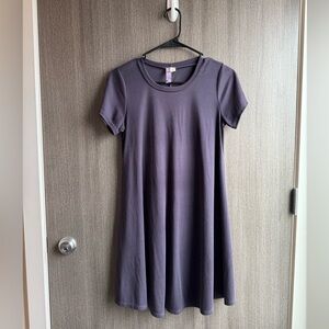 Francesca’s Ribbed T-Shirt Dress - S